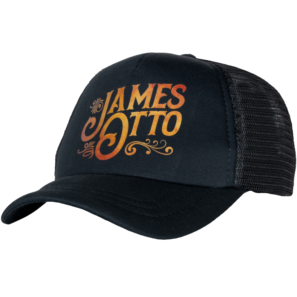 baseball hat-black-"James Otto"